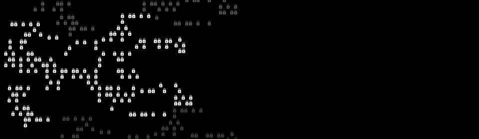 Data security concept. Data protection and safe work. 스톡 일러스트