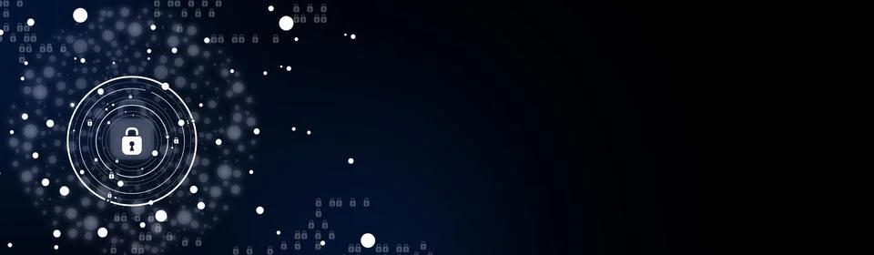 Data security concept. Data protection and safe work. 스톡 일러스트