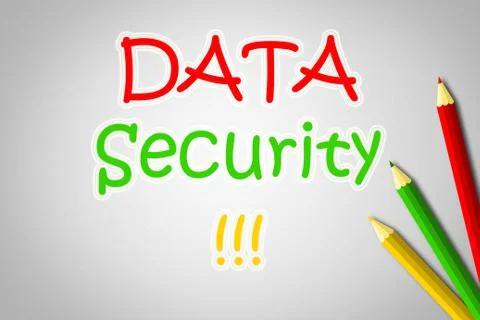 Data security concept Stock Illustration