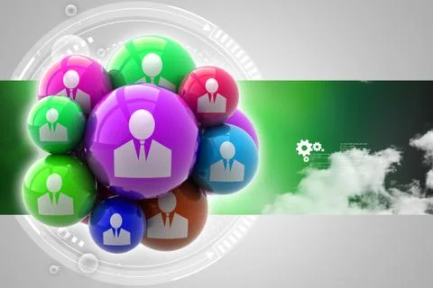 Data security concept Stock Illustration