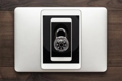 Data security concept Stock Photos