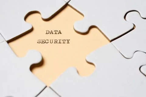 Data security concept view Stock Photos
