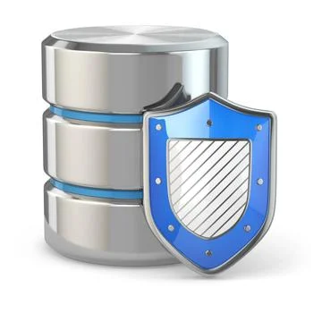 Data security. Database and shield. Data security. Database and shield on ... 写真素材