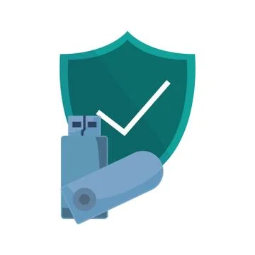 Data security design Stock Illustration