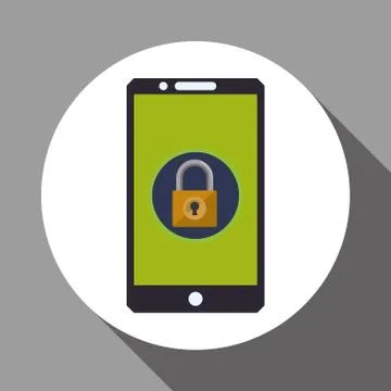 Data Security design. Protect icon. Data center illustration , vector Stock Illustration
