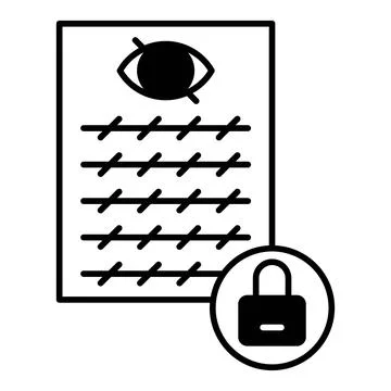 Data Security Dualtone Icon Stock Illustration
