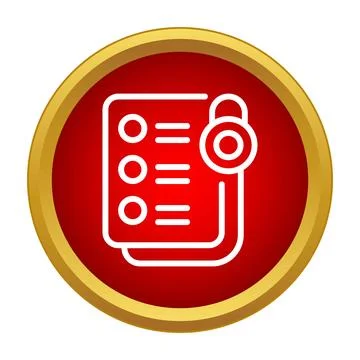 Data security file protecting private information icon Stock-Illustration