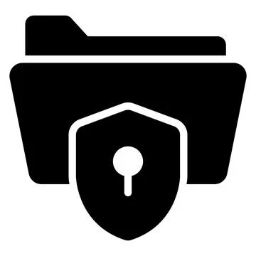 Data security Finance Related Vector Line Icon. Editable Stroke Pixel Perfect Stock Illustration