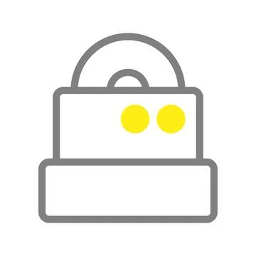 Data Security Icon. Concept of data protection and encryption. Stock Illustration