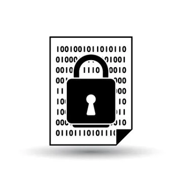 Data Security Icon Illustrazione stock