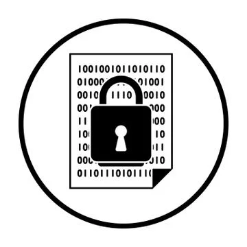 Data Security Icon Stock Illustration