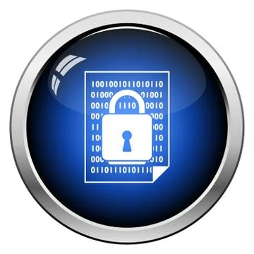 Data Security Icon Stock Illustration