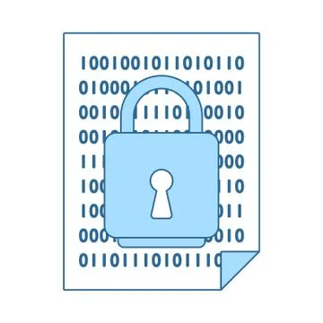 Data Security Icon Stock Illustration