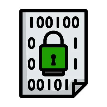 Data Security Icon Stock Illustration