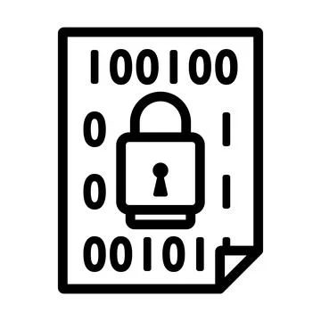 Data Security Icon Stock Illustration