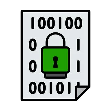 Data Security Icon Stock Illustration