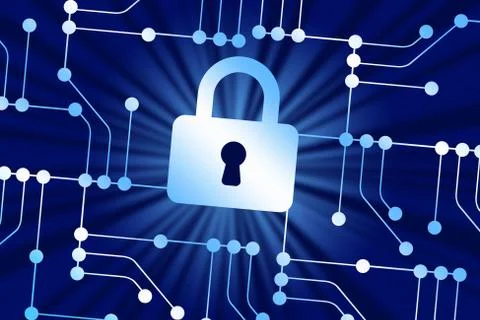 Data security Illustrazione stock
