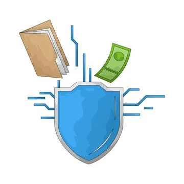 Data Security illustration Stock Illustration