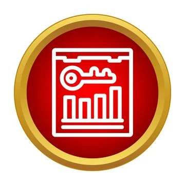 Data security key analyzing business infographic concept Stock Illustration