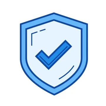 Data security line icon. Stock Illustration
