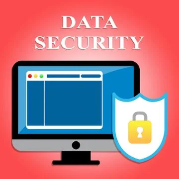  Data Security Meaning Web Site And Internet Stock Illustration