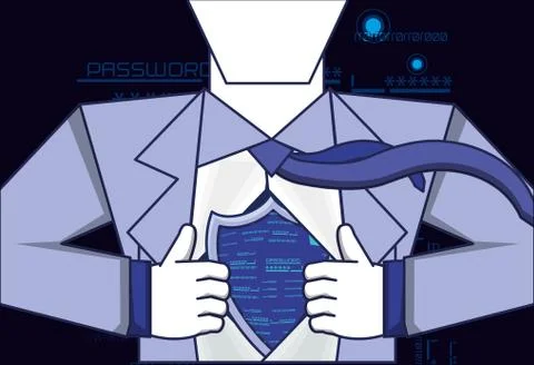 Data security password access 스톡 일러스트