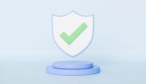 Data security protection, protection shield, cyber security technology Stock Illustration
