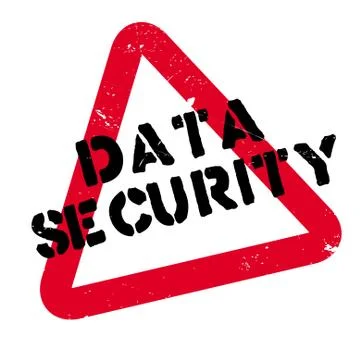 Data Security rubber stamp Illustrazione stock