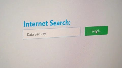 Data security search Stock Footage 72124536