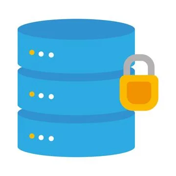 Data security in server Stock Illustration
