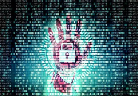 Data Security System Stock Illustration