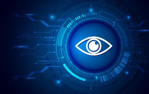 Data security system, information or network protection. Illustrazione stock