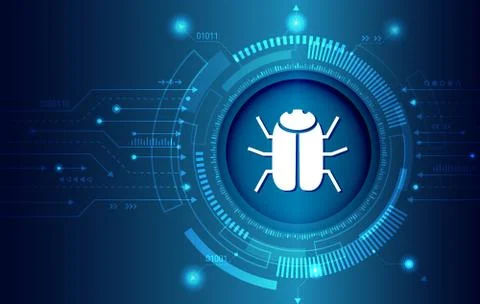 Data security system, information or network protection. Cyber security and d イラスト素材