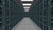 Data Server Center Stock Footage