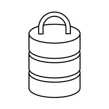 Data server computer information hardware line shadow 스톡 일러스트