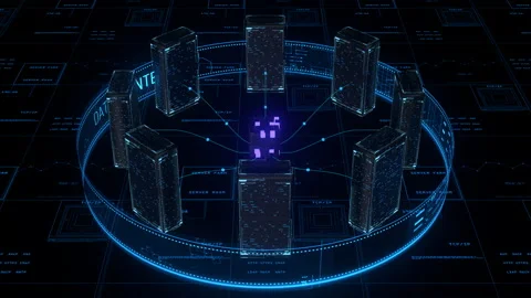 Data Server Stock Footage 133689936