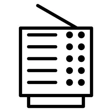 Data server line icon isolated on white background. Black flat thin icon on.. 스톡 일러스트