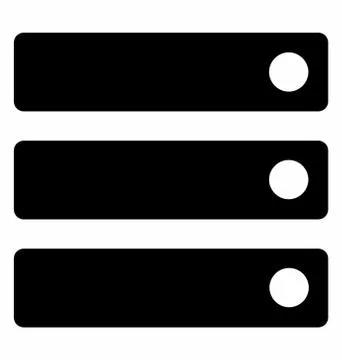 Data Server Rack Stock Illustration