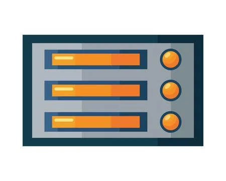 Data server tower computer イラスト素材