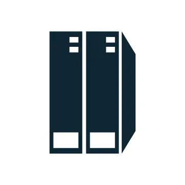 Data server tower isolated icon イラスト素材