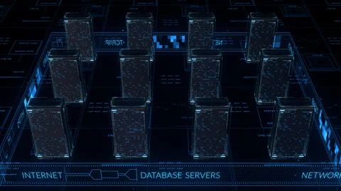 Data Servers Stock Footage 133929159