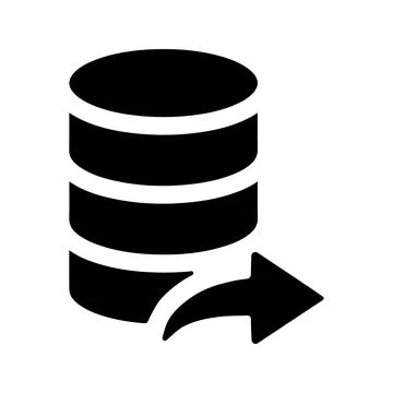 Data sharing icon. Stock Illustration