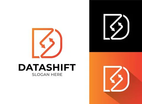 Data-shift Stock Illustration