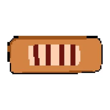 Data smart patch pixel art vector illustration 스톡 일러스트