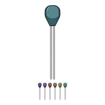 Data soil moisture sensor cartoon vector graphic Illustrazione stock
