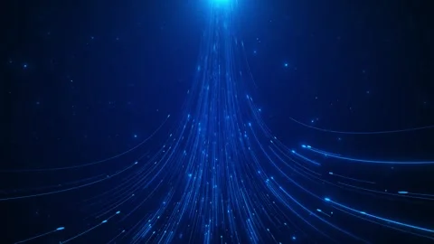 Data sorting. Abstract digital background. Big data visualization. 4k animation Stock Footage 312430324