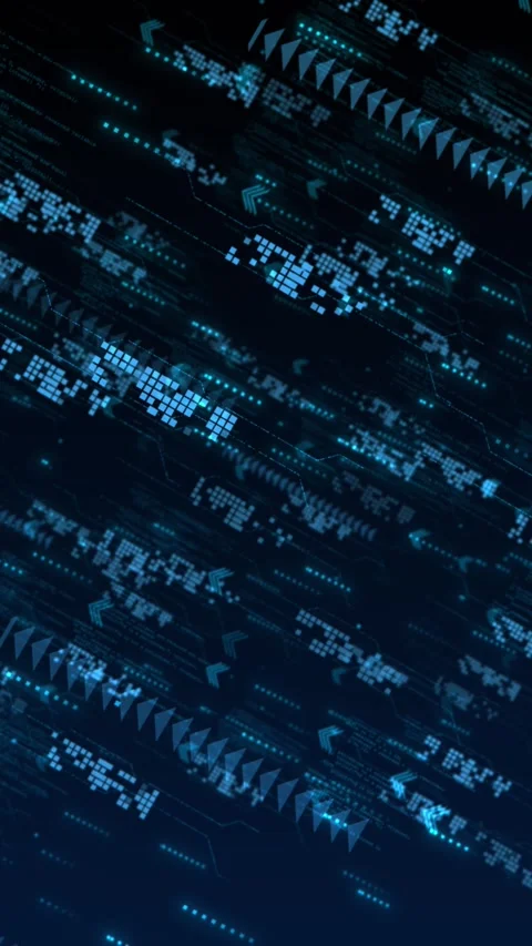 Data sorting. Abstract digital background. Big data visualization. 4k animation Stock Footage 313752507