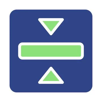 Data Sorting Icon for User Interface Design Stock Illustration