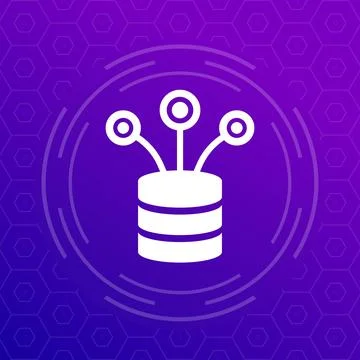 Data sources icon for web イラスト素材