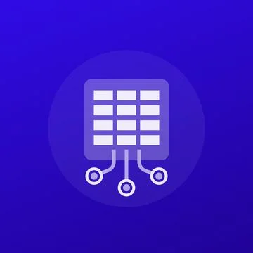 Data to spreadsheet icon, transparent design イラスト素材